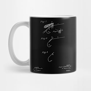 Fishing Fly Vintage Patent Hand Drawing Mug